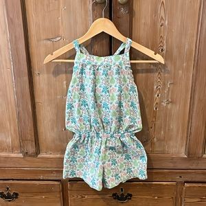 Bella Bliss floral Romper in Size 7